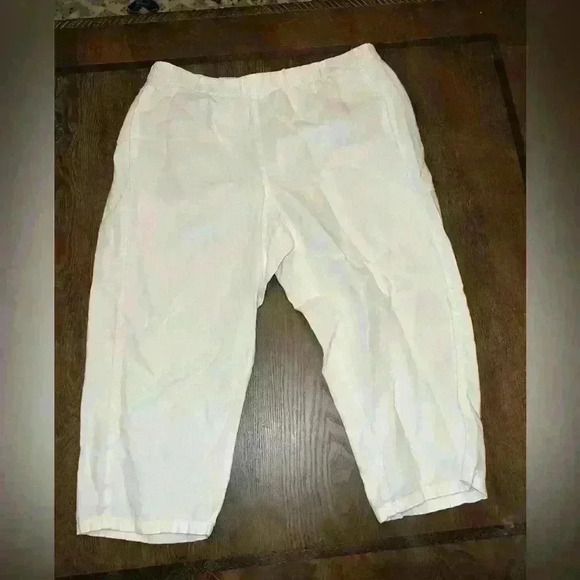 J Jill 100% linen pants - Picture 1 of 3